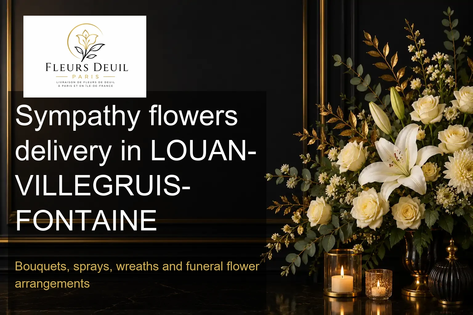 Sympathy flowers delivery in LOUAN-VILLEGRUIS-FONTAINE