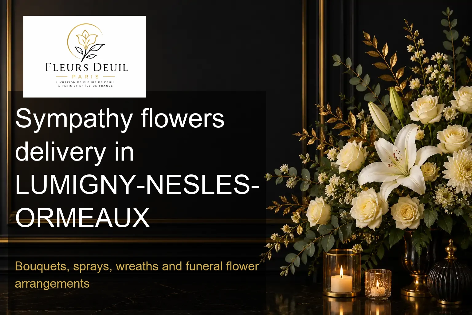 Sympathy flowers delivery in LUMIGNY-NESLES-ORMEAUX