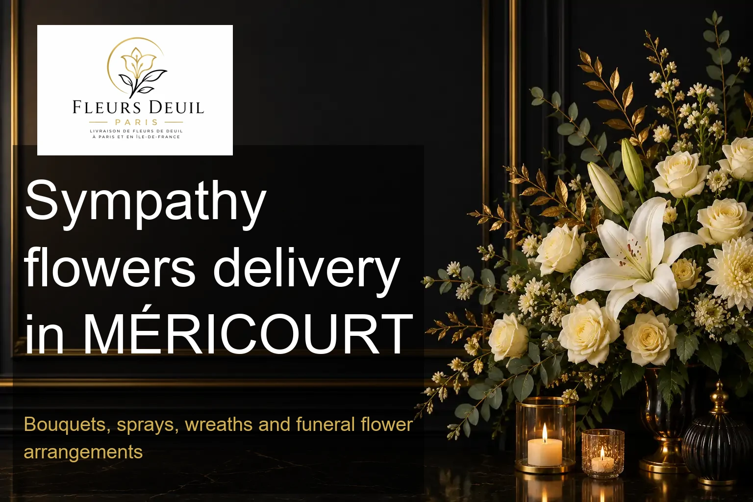 Sympathy flowers delivery in MÉRICOURT