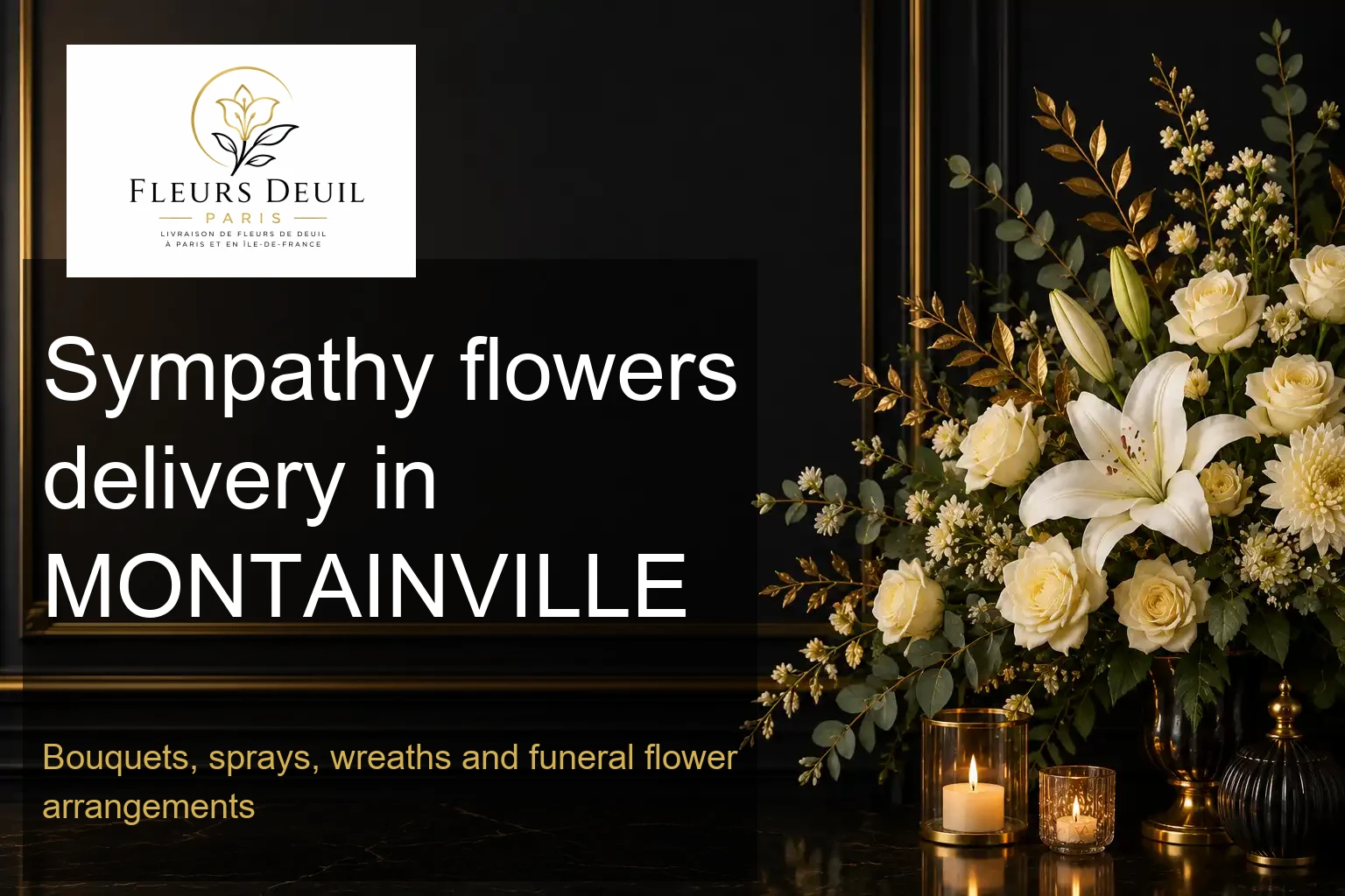 Sympathy flowers delivery in MONTAINVILLE