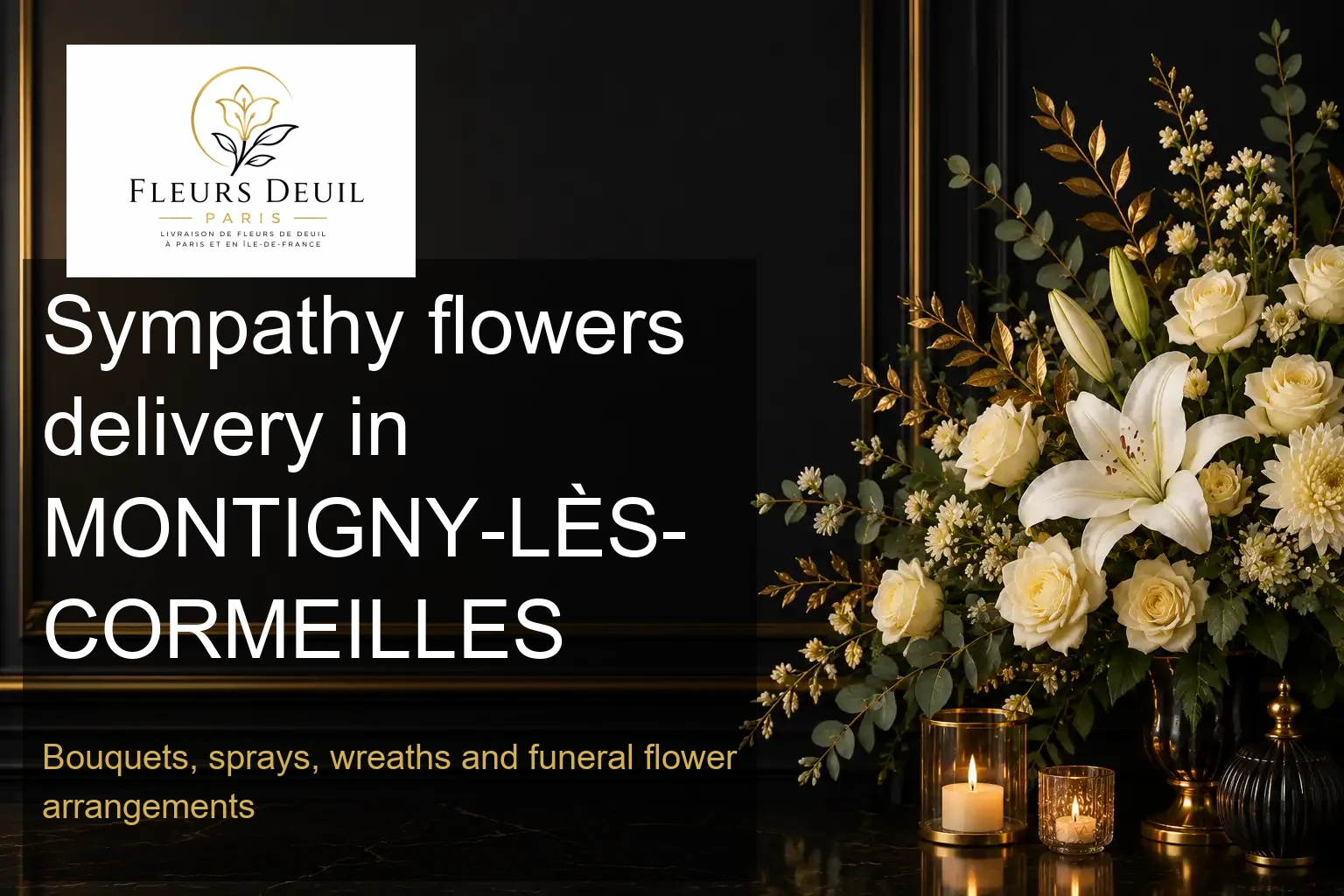 Sympathy flowers delivery in MONTIGNY-LÈS-CORMEILLES