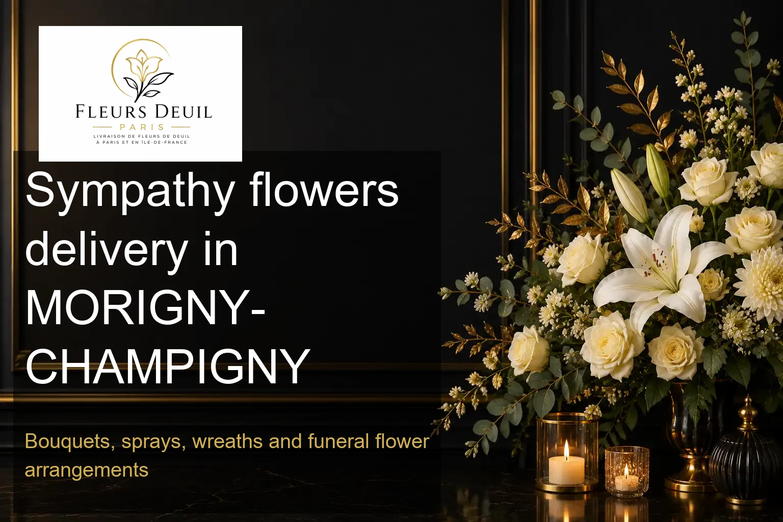 Sympathy flowers delivery in MORIGNY-CHAMPIGNY