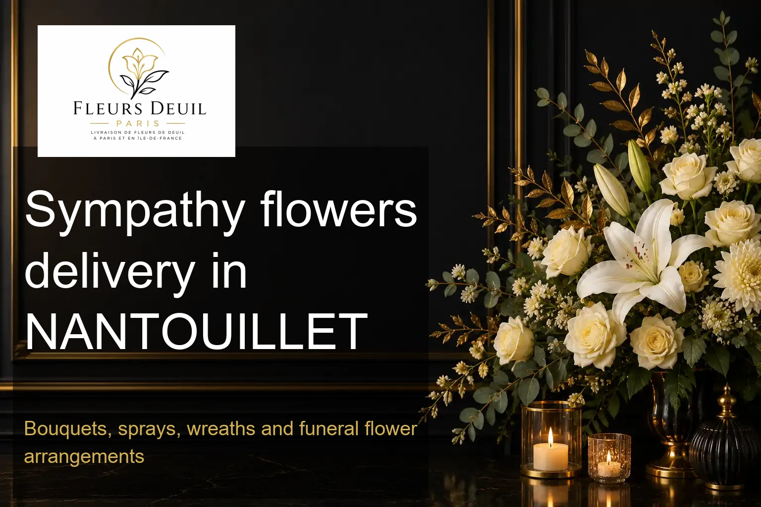 Sympathy flowers delivery in NANTOUILLET