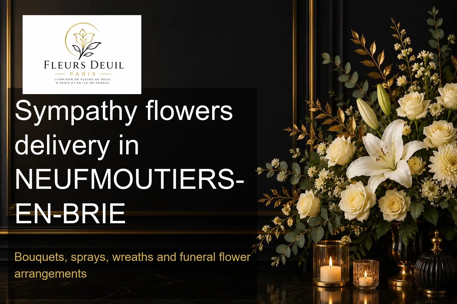 Sympathy flowers delivery in NEUFMOUTIERS-EN-BRIE