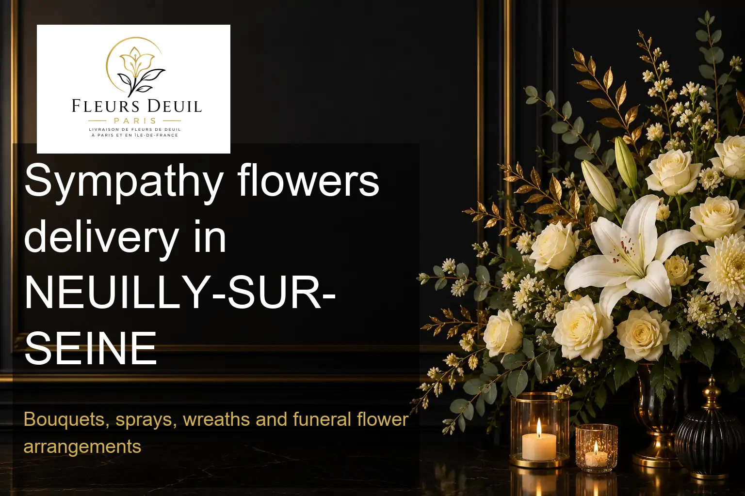 Sympathy flowers delivery in NEUILLY-SUR-SEINE