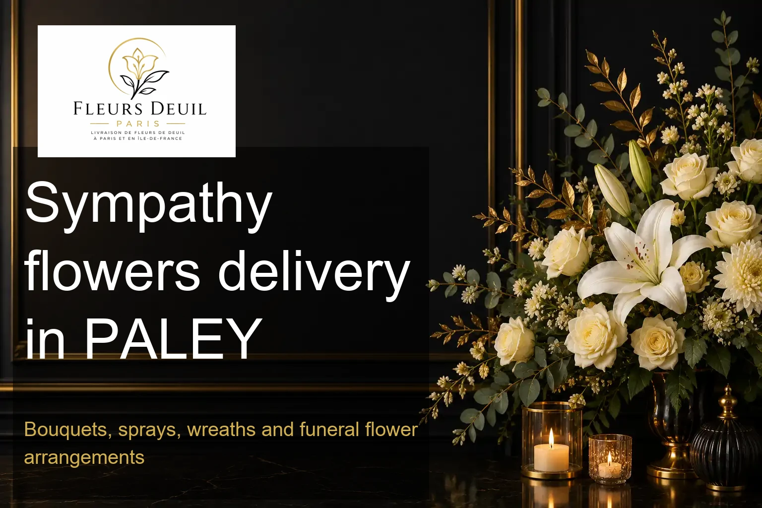 Sympathy flowers delivery in PALEY