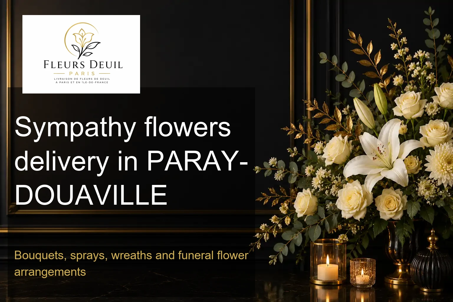 Sympathy flowers delivery in PARAY-DOUAVILLE