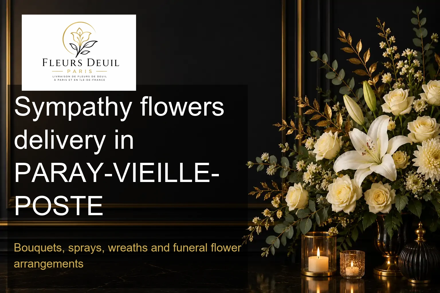 Sympathy flowers delivery in PARAY-VIEILLE-POSTE