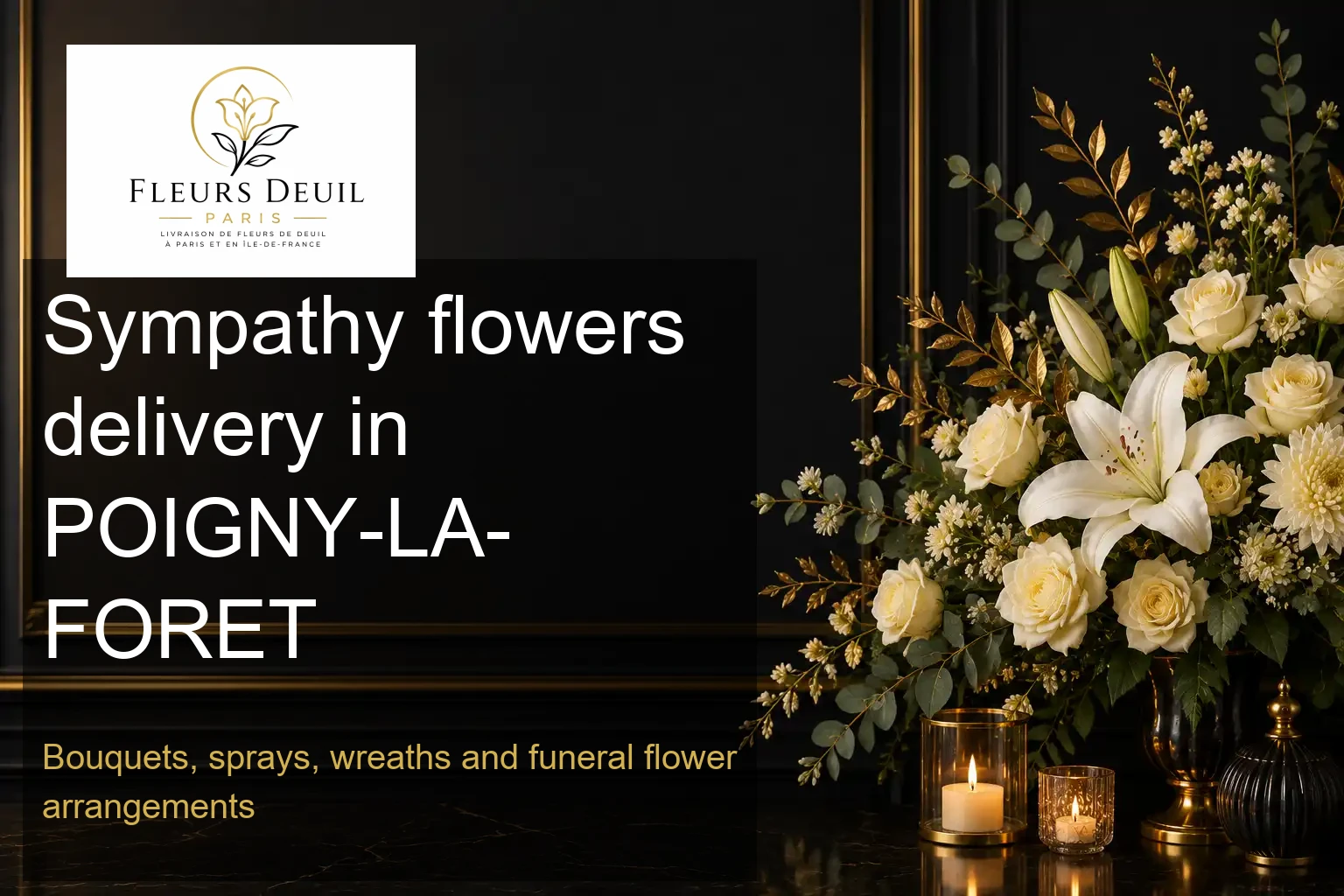 Sympathy flowers delivery in POIGNY-LA-FORET