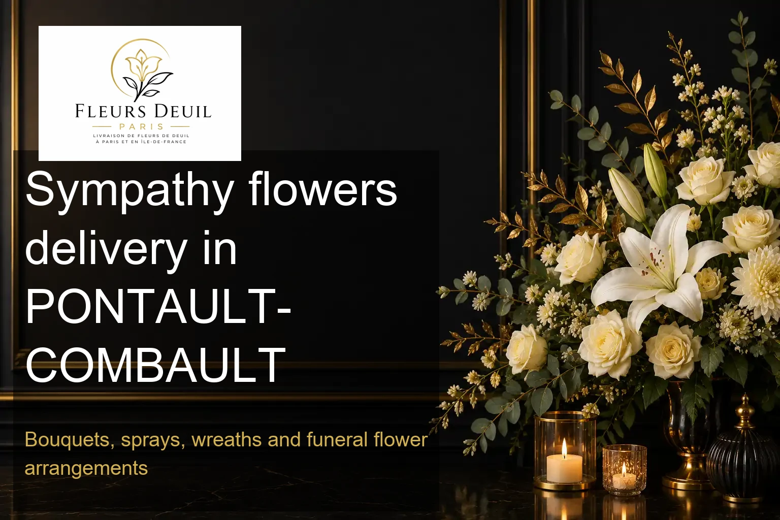 Sympathy flowers delivery in PONTAULT-COMBAULT