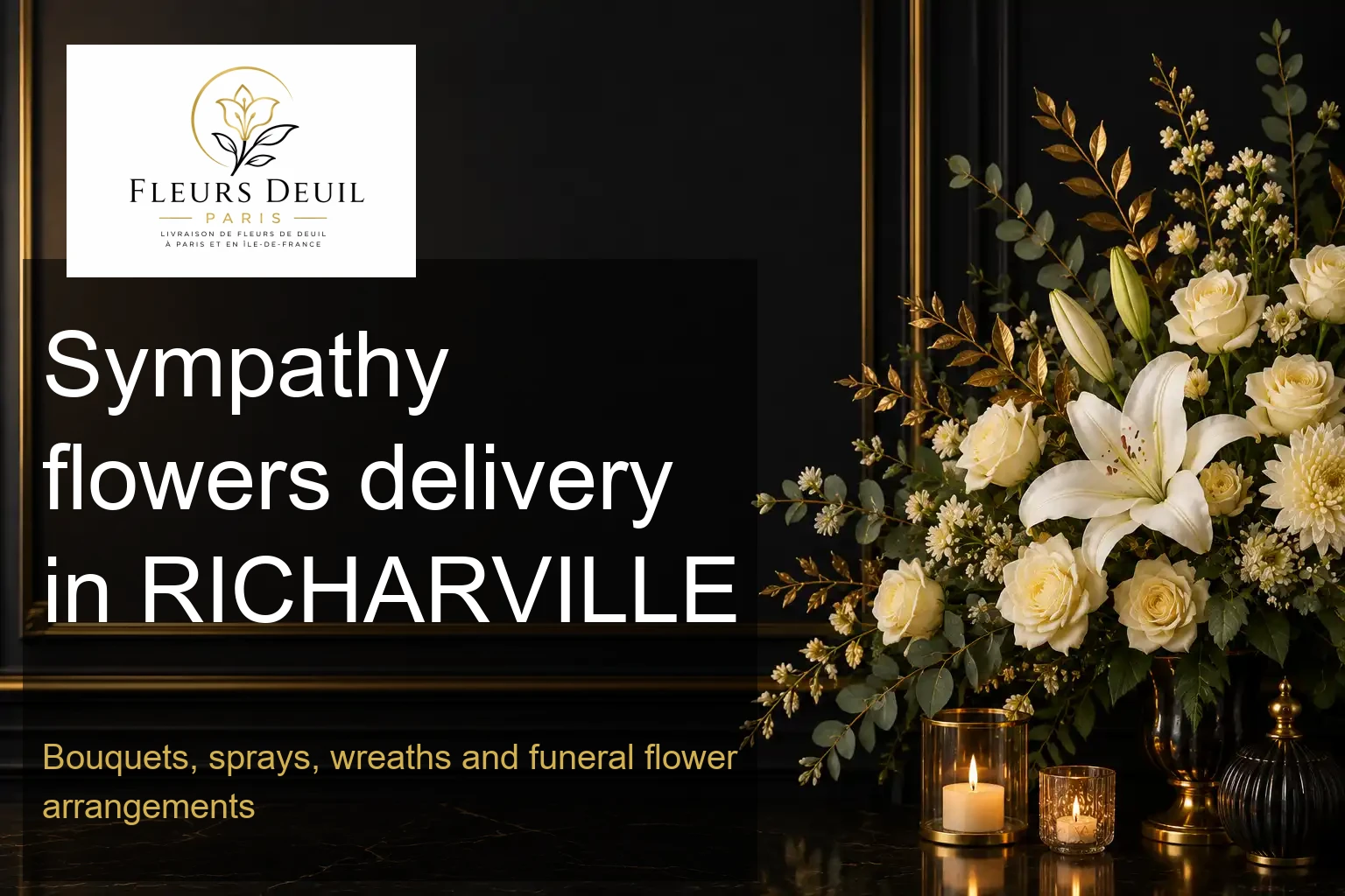 Sympathy flowers delivery in RICHARVILLE