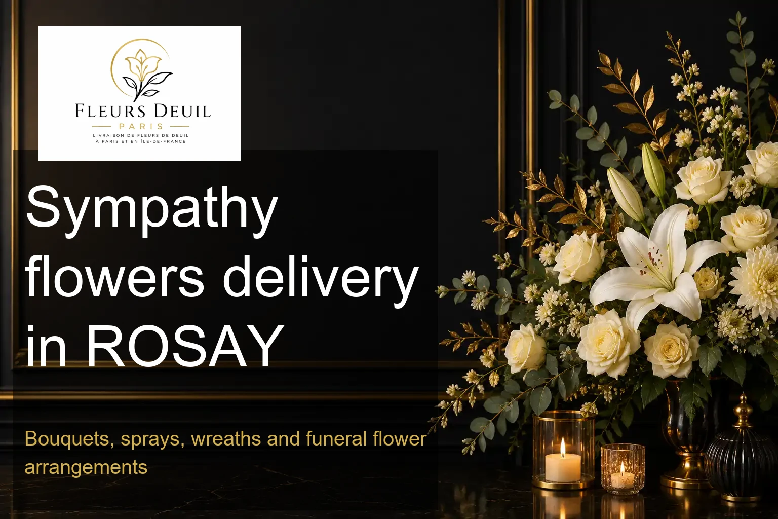 Sympathy flowers delivery in ROSAY