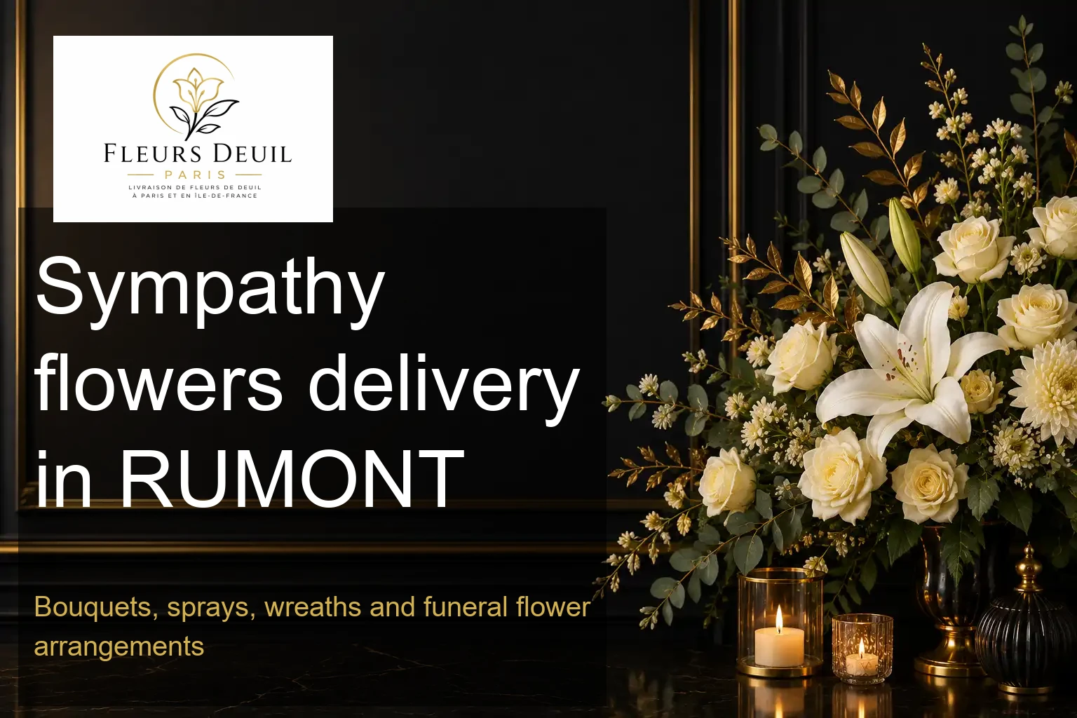 Sympathy flowers delivery in RUMONT