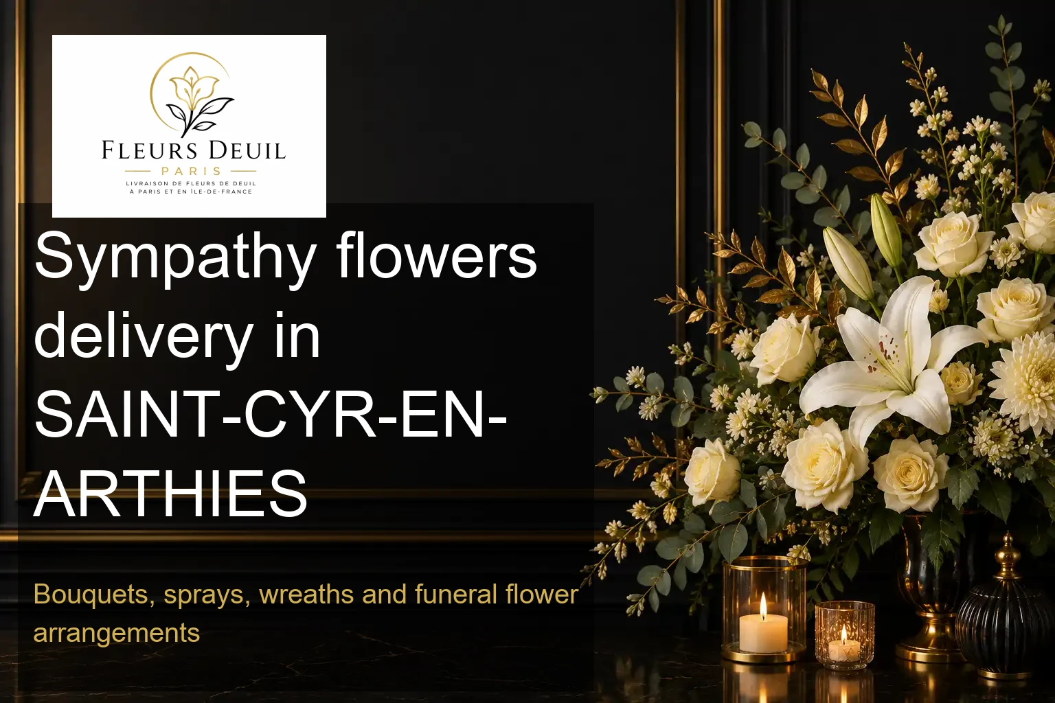 Sympathy flowers delivery in SAINT-CYR-EN-ARTHIES
