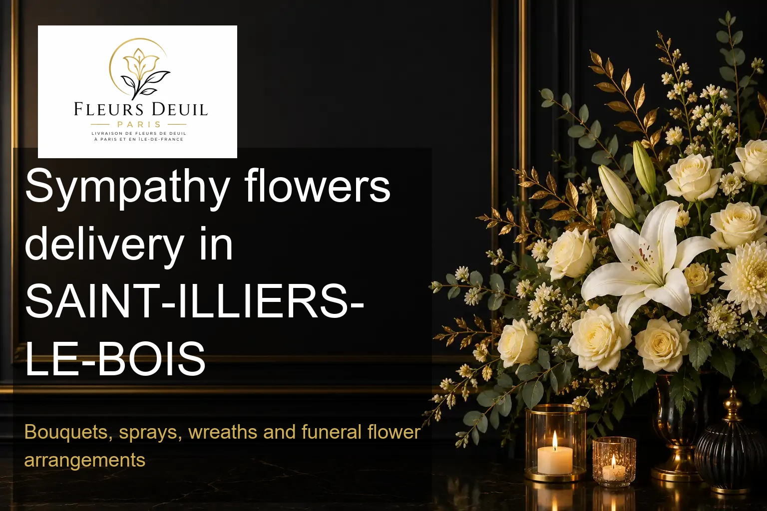 Sympathy flowers delivery in SAINT-ILLIERS-LE-BOIS
