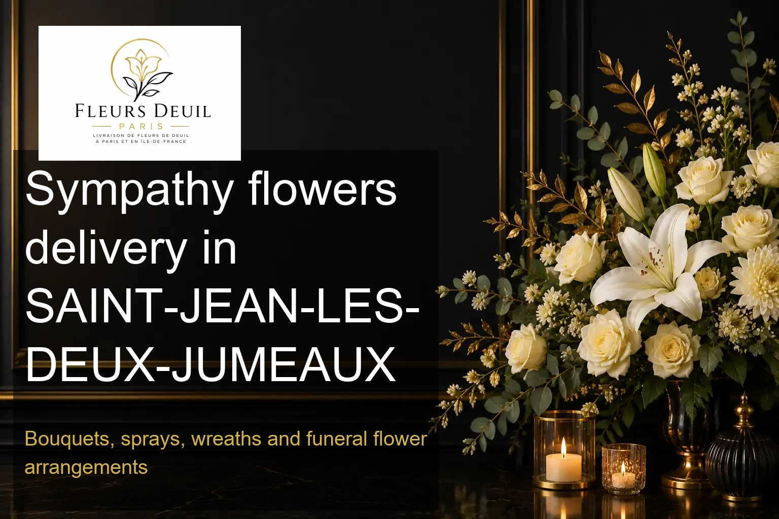 Sympathy flowers delivery in SAINT-JEAN-LES-DEUX-JUMEAUX