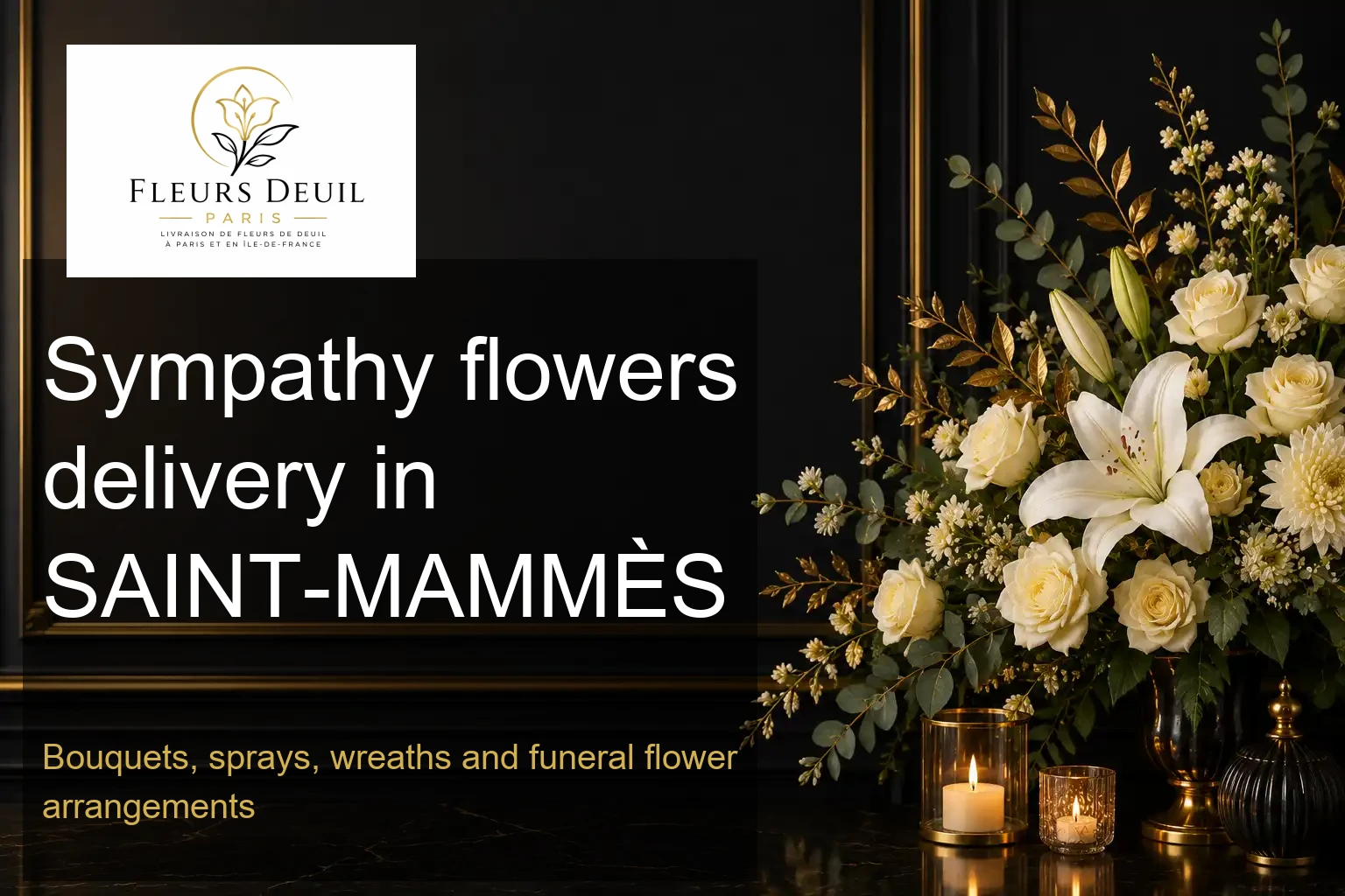 Sympathy flowers delivery in SAINT-MAMMÈS