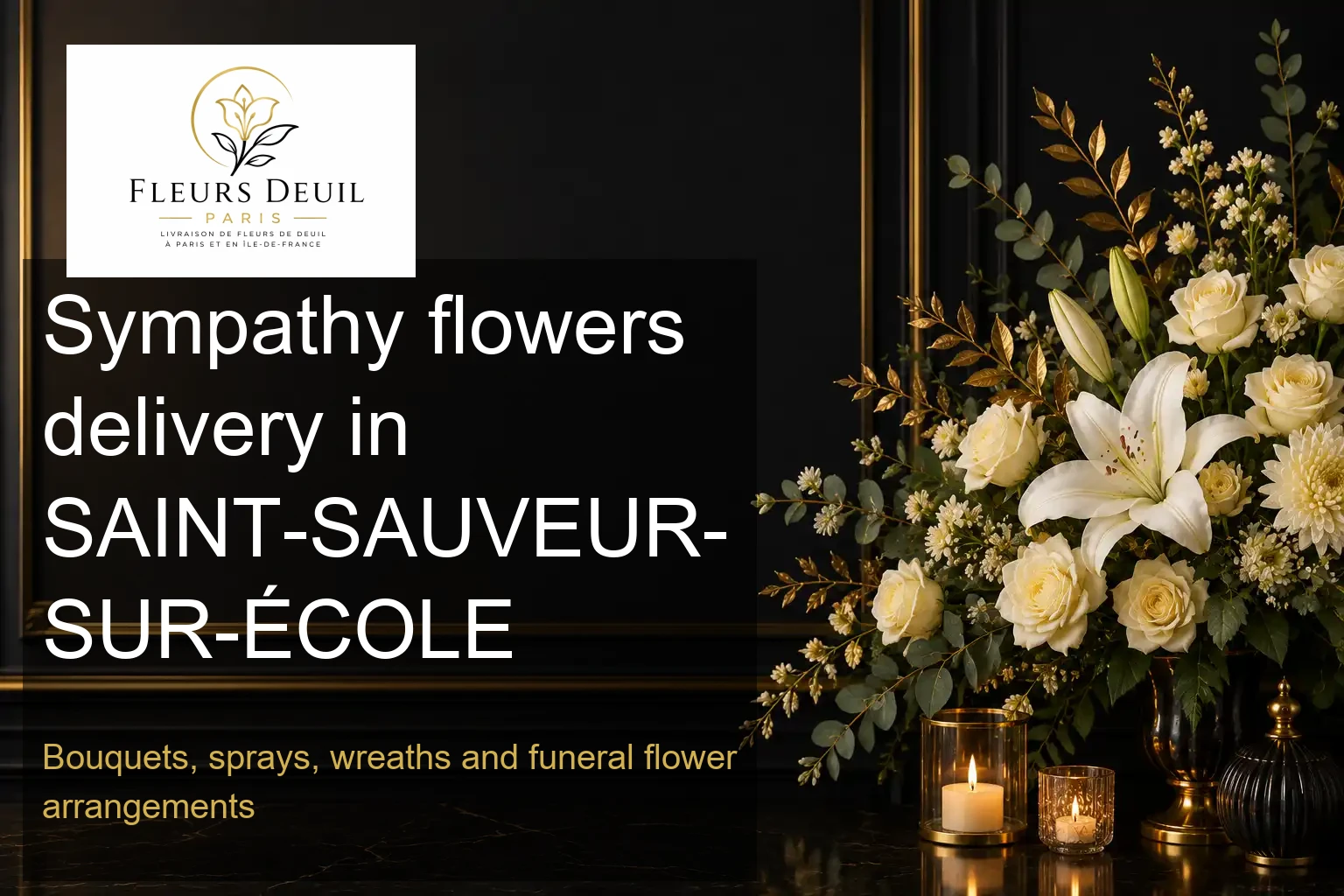 Sympathy flowers delivery in SAINT-SAUVEUR-SUR-ÉCOLE