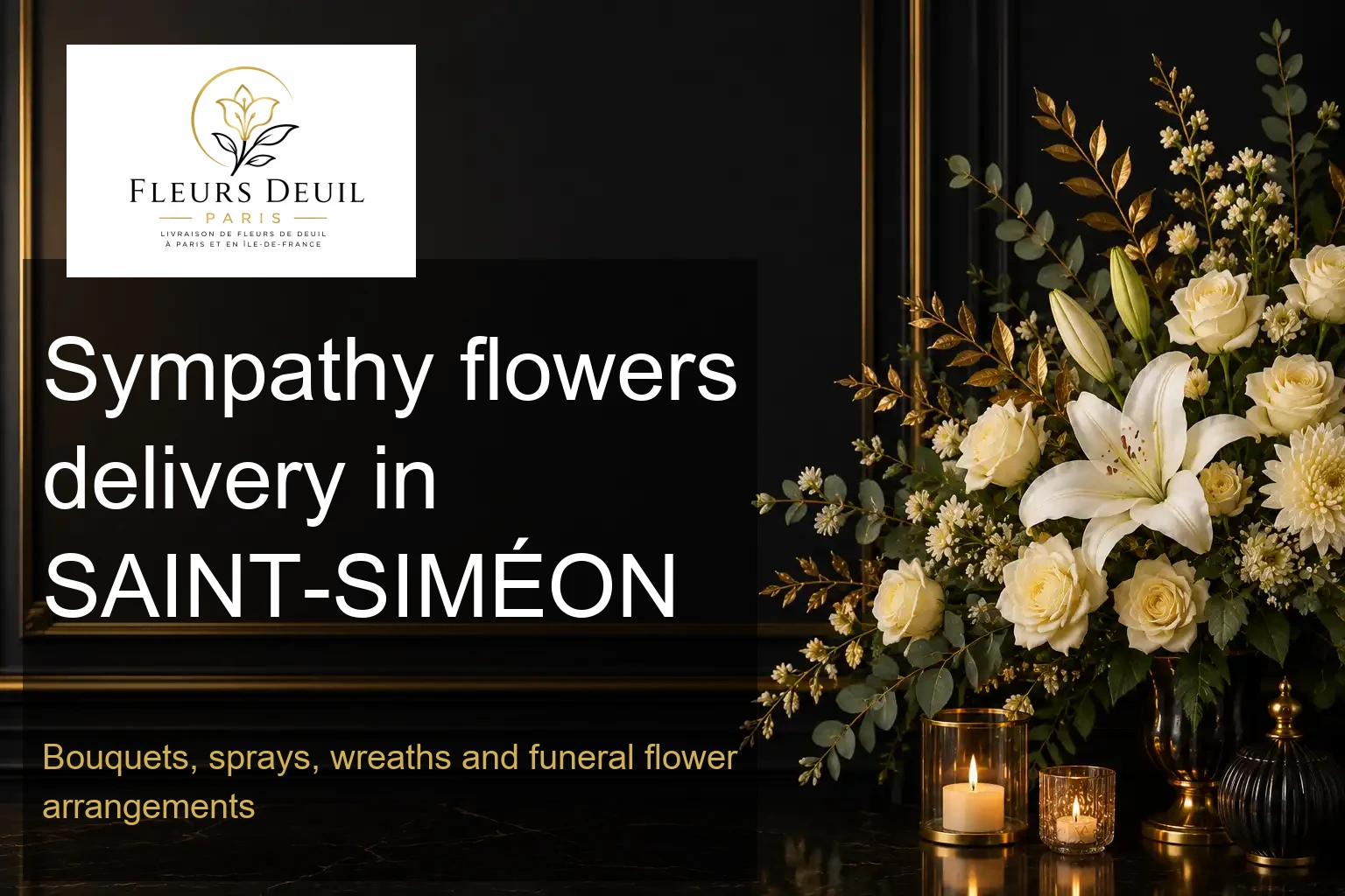Sympathy flowers delivery in SAINT-SIMÉON
