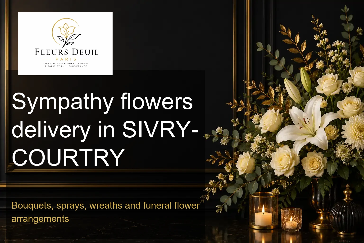 Sympathy flowers delivery in SIVRY-COURTRY