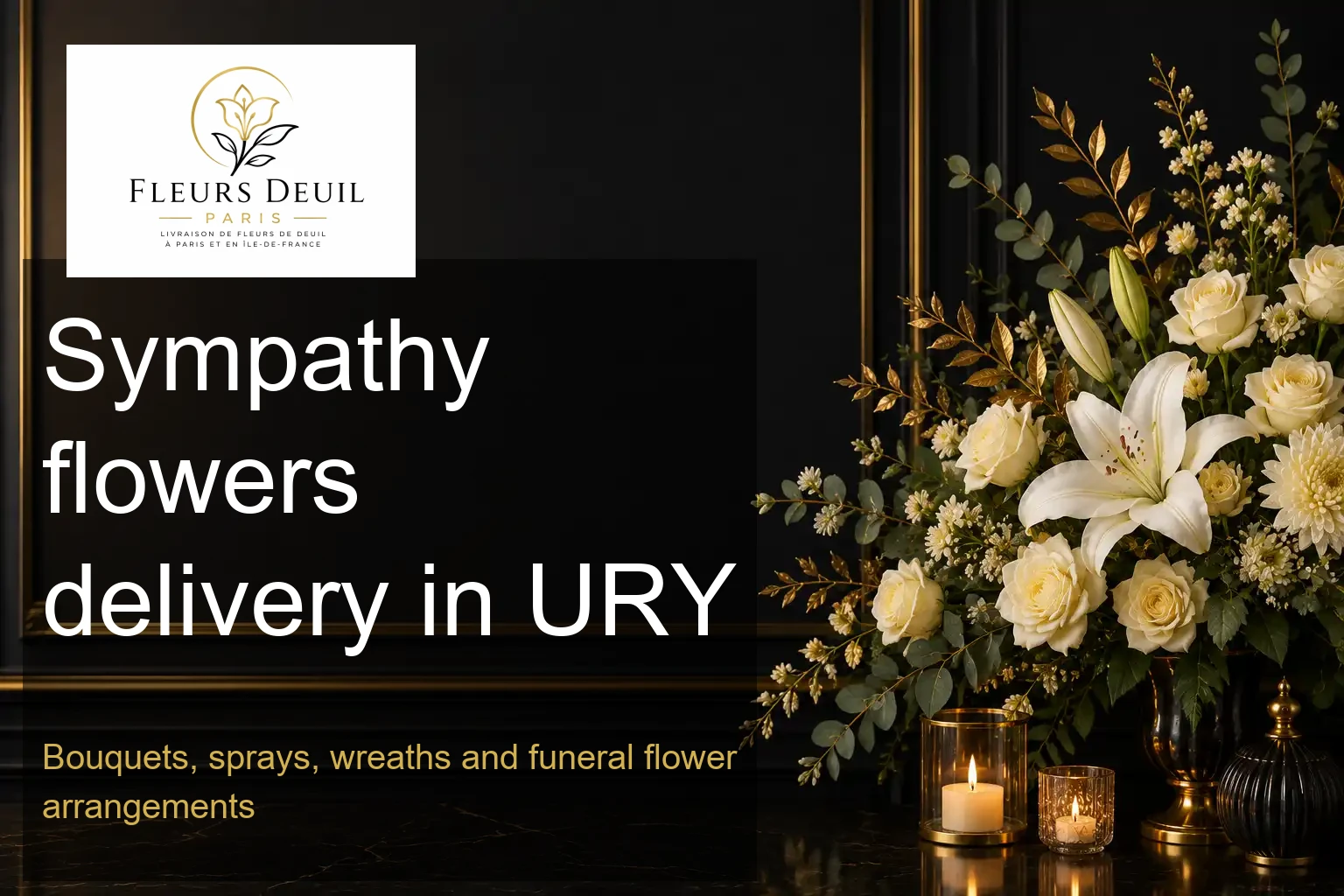 Sympathy flowers delivery in URY