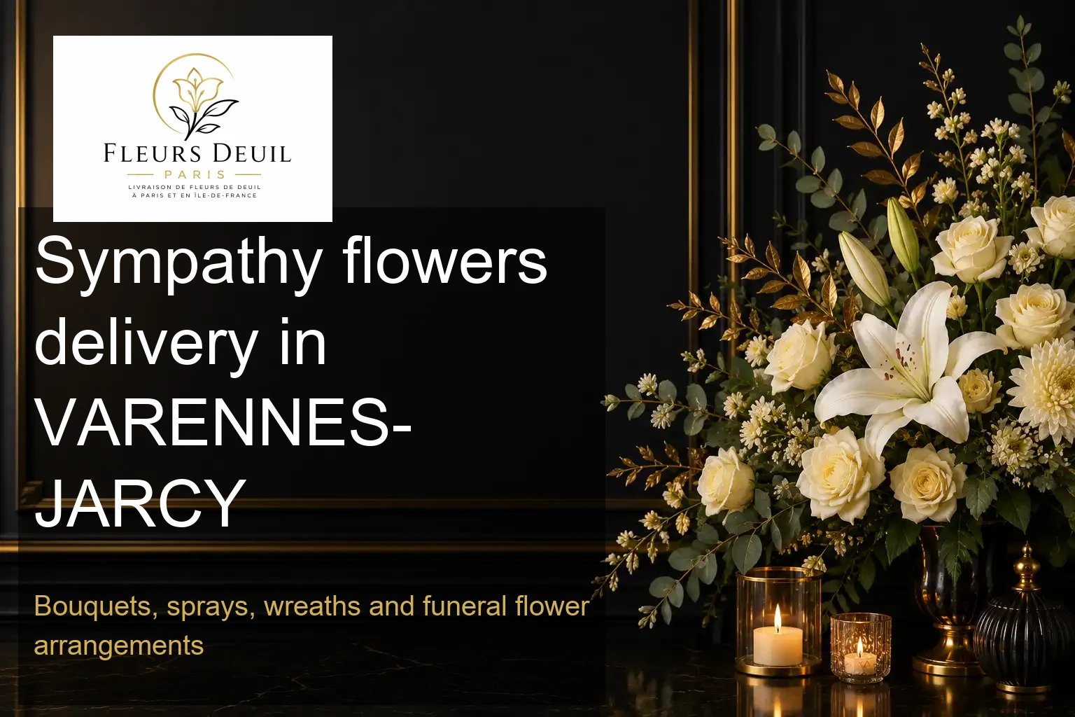 Sympathy flowers delivery in VARENNES-JARCY