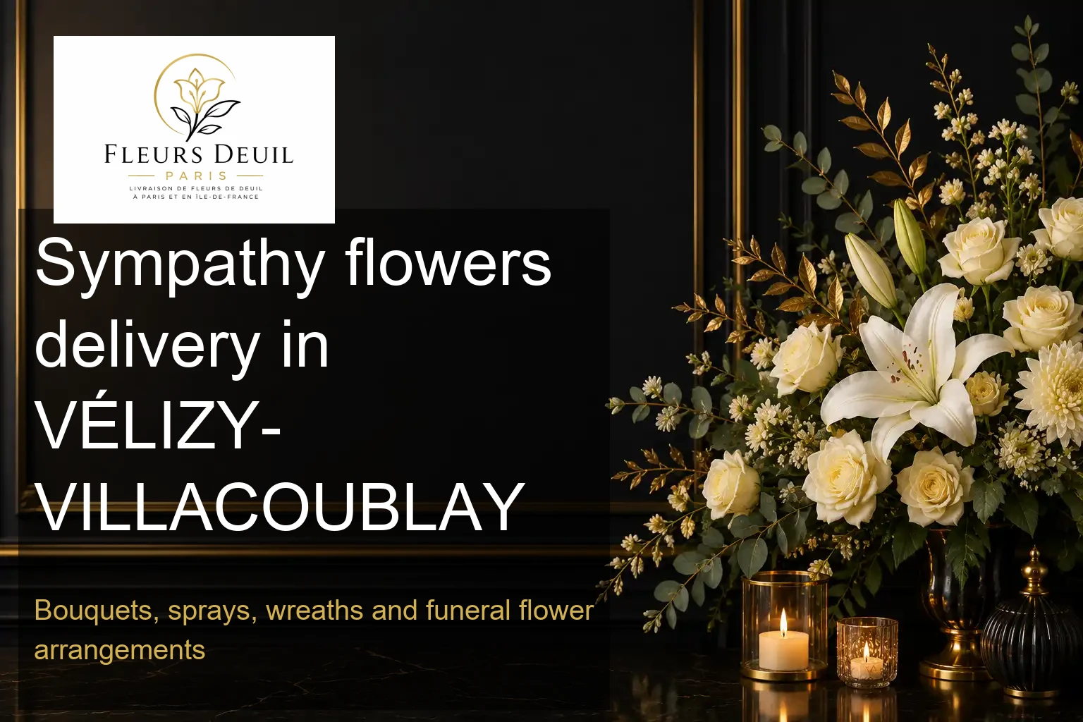 Sympathy flowers delivery in VÉLIZY-VILLACOUBLAY