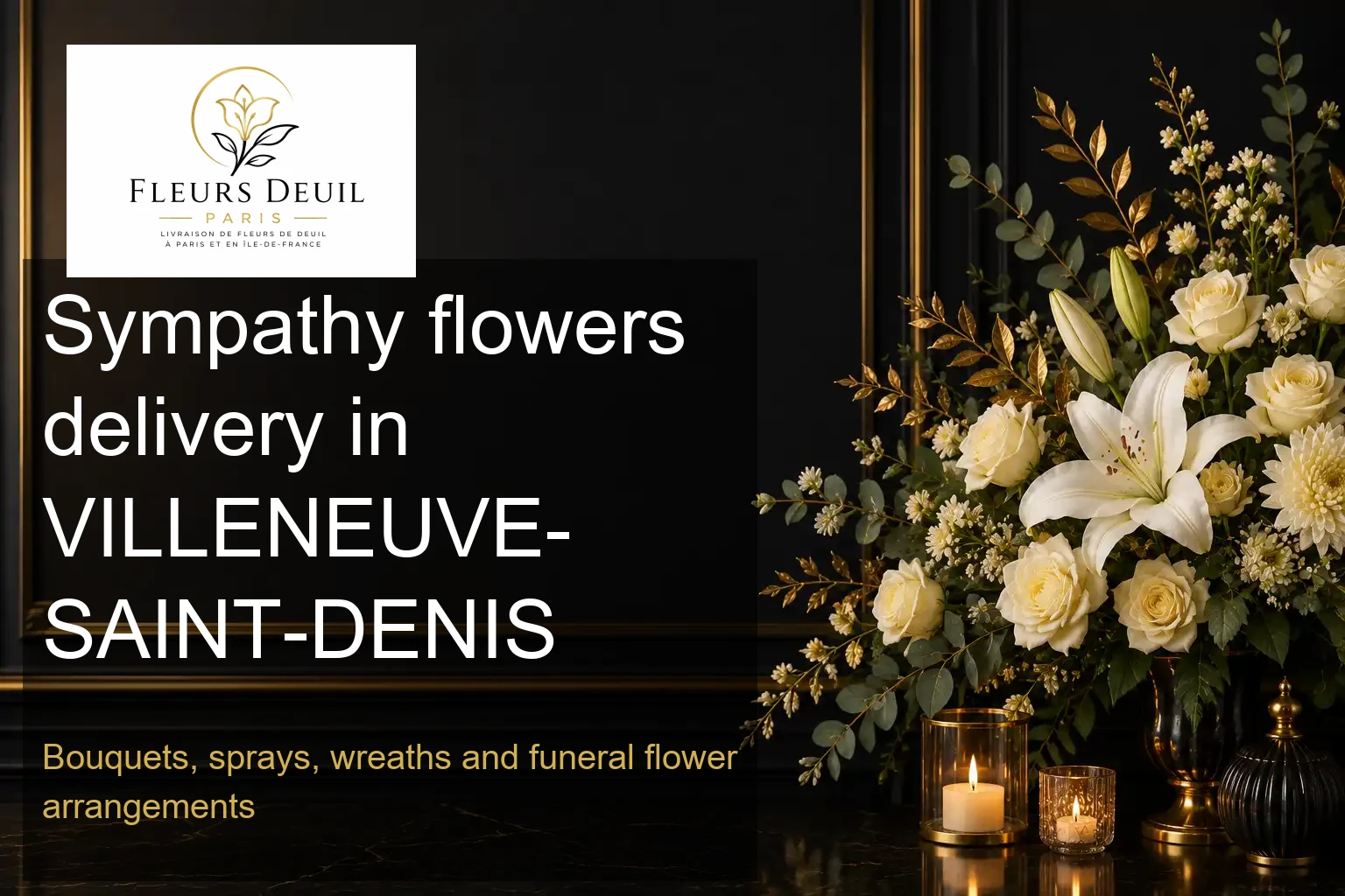 Sympathy flowers delivery in VILLENEUVE-SAINT-DENIS