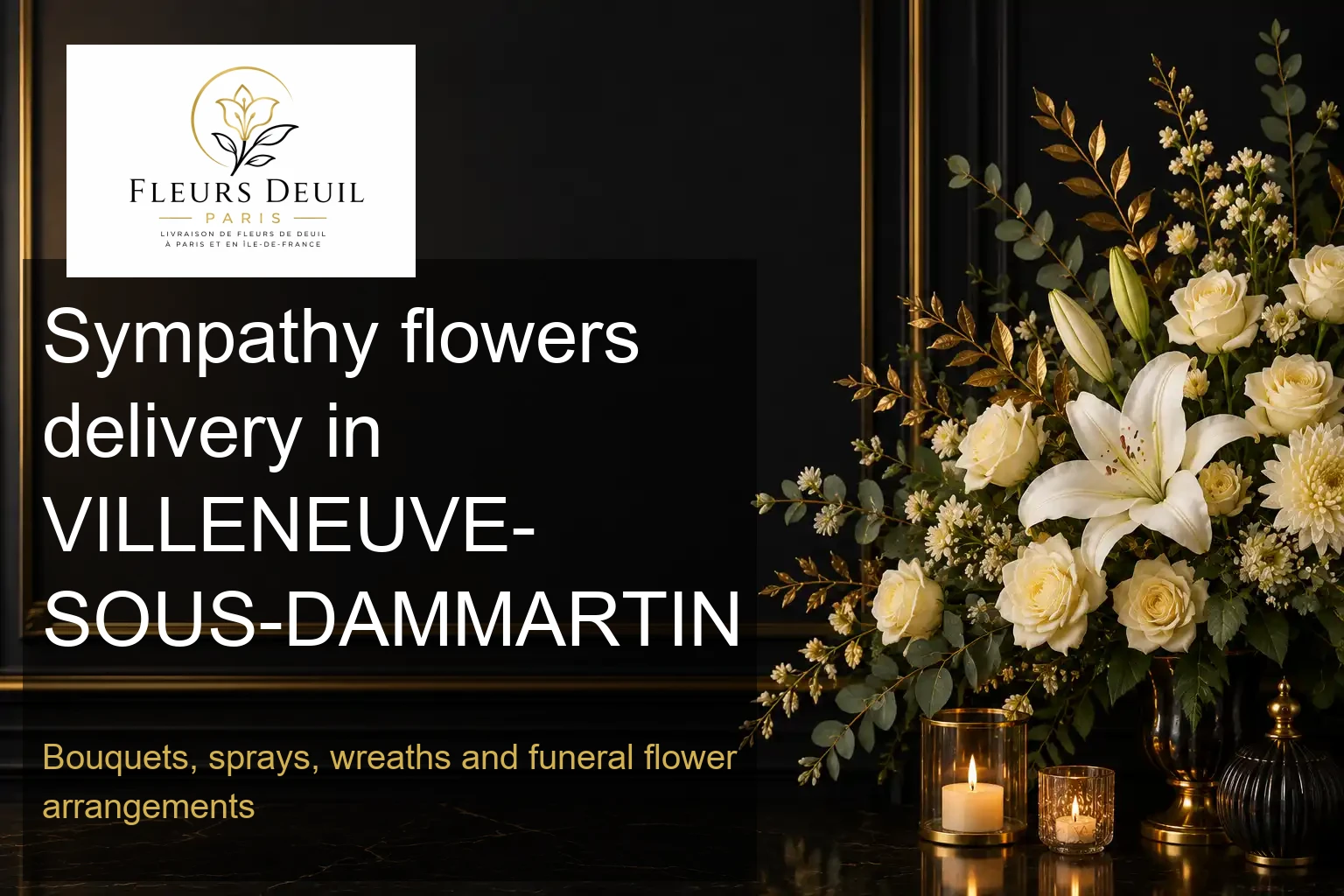 Sympathy flowers delivery in VILLENEUVE-SOUS-DAMMARTIN