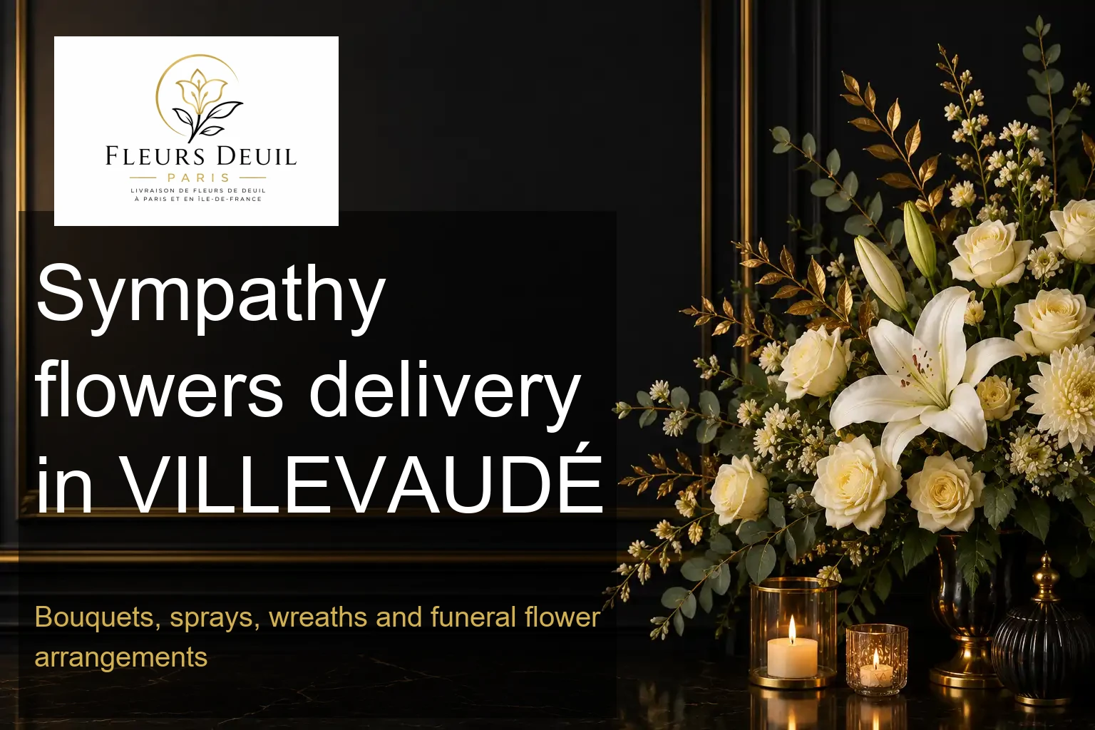 Sympathy flowers delivery in VILLEVAUDÉ