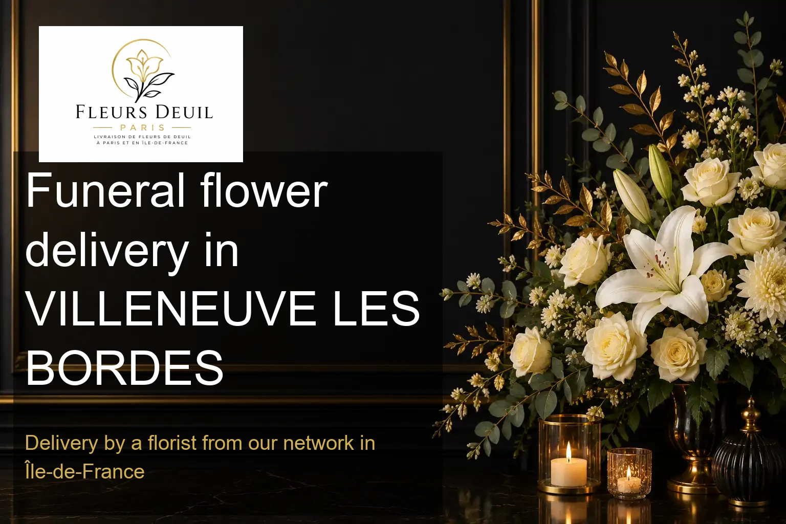 Funeral flower delivery in VILLENEUVE LES BORDES