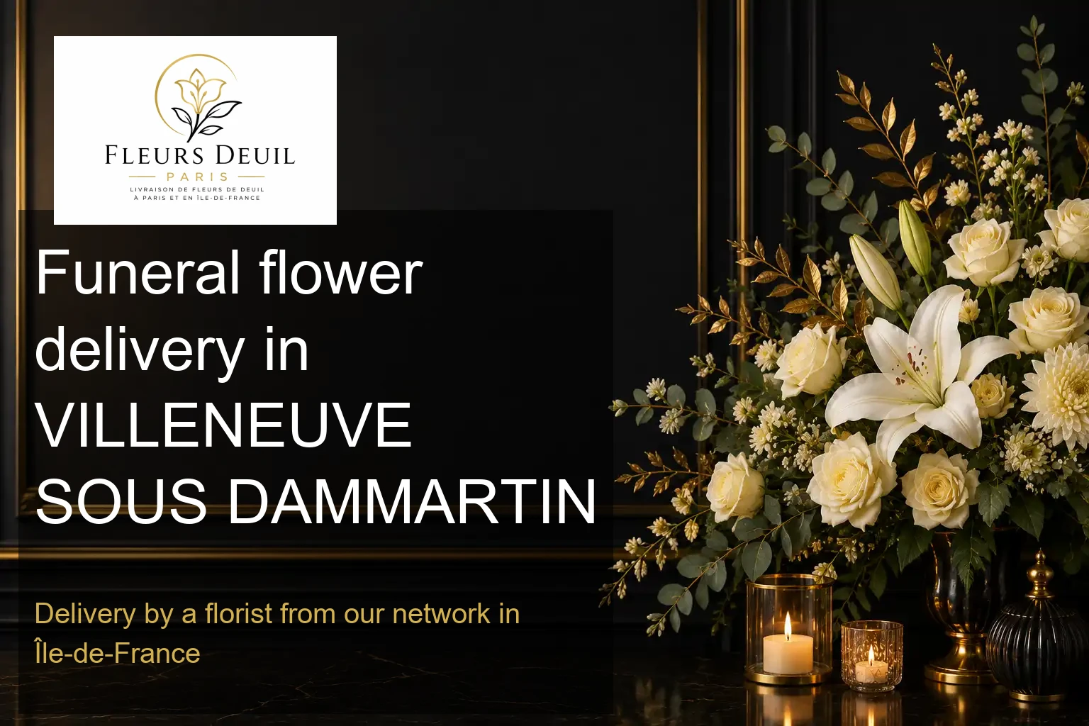 Funeral flower delivery in VILLENEUVE SOUS DAMMARTIN