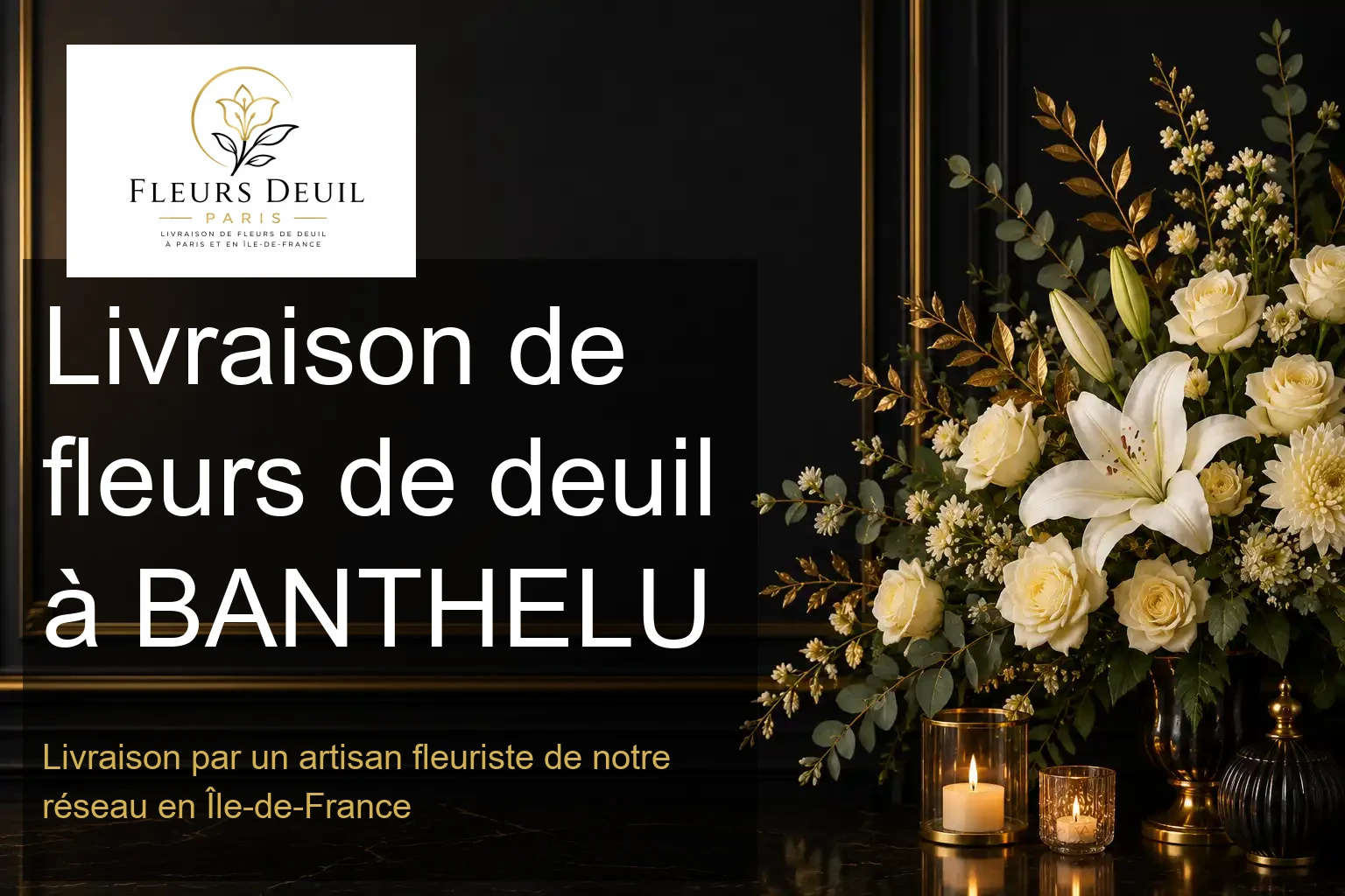 Livraison de fleurs de deuil à BANTHELU