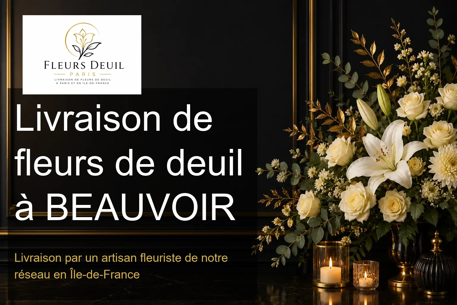 Livraison de fleurs de deuil à BEAUVOIR