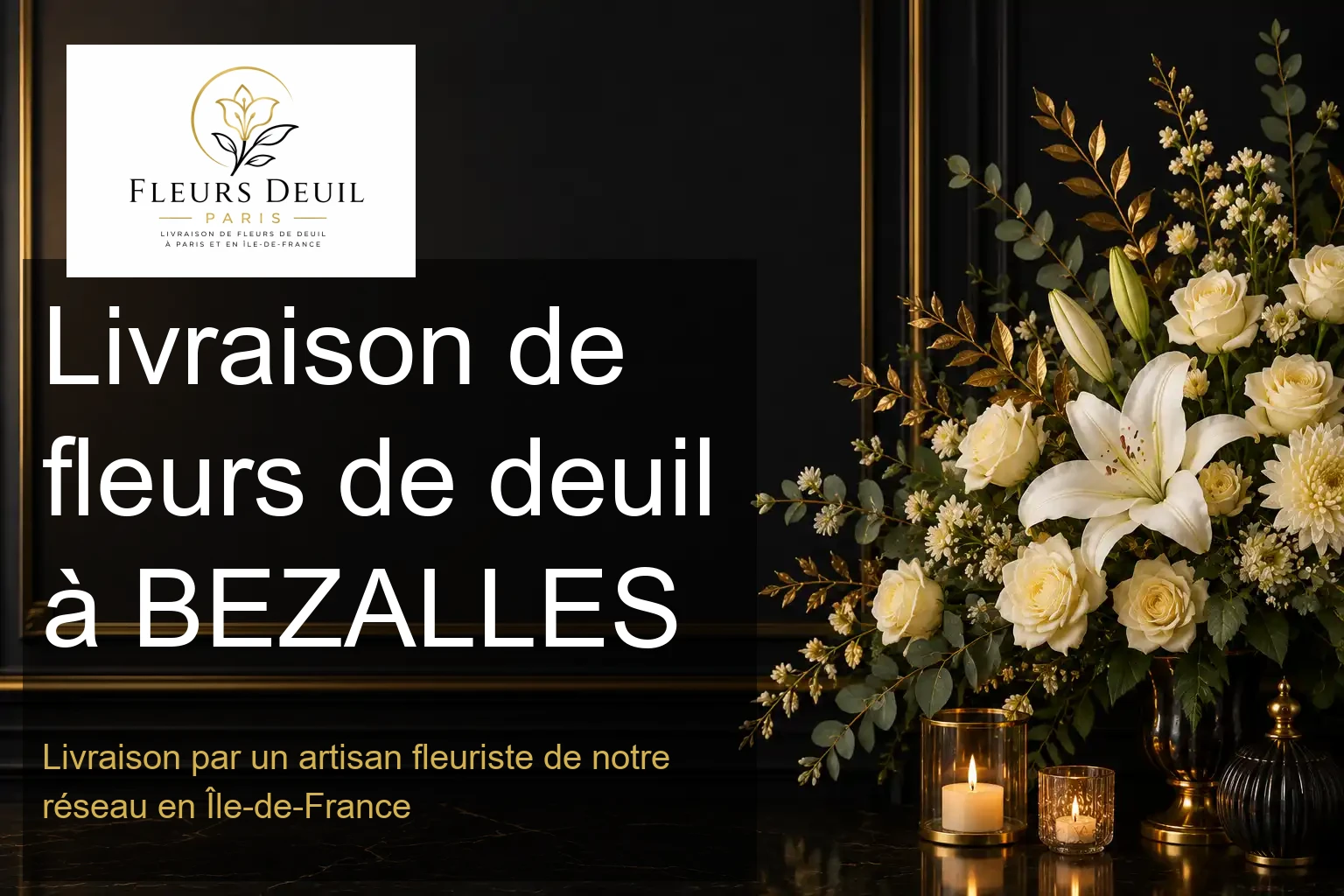 Livraison de fleurs de deuil à BEZALLES
