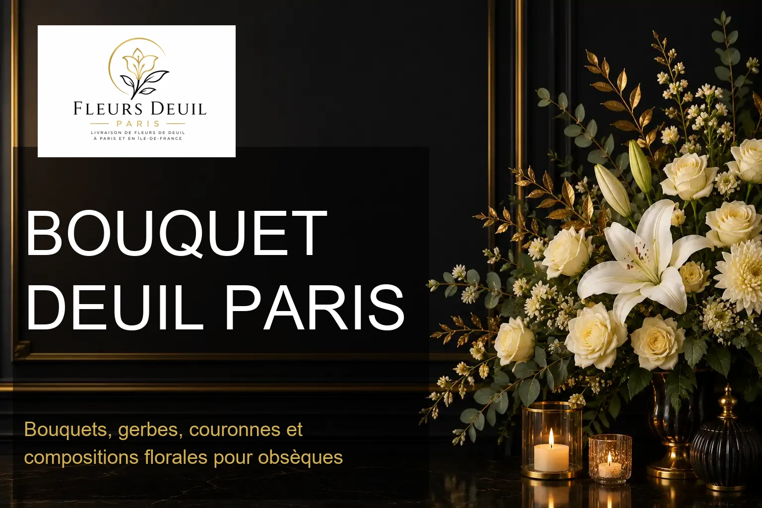 BOUQUET DEUIL PARIS