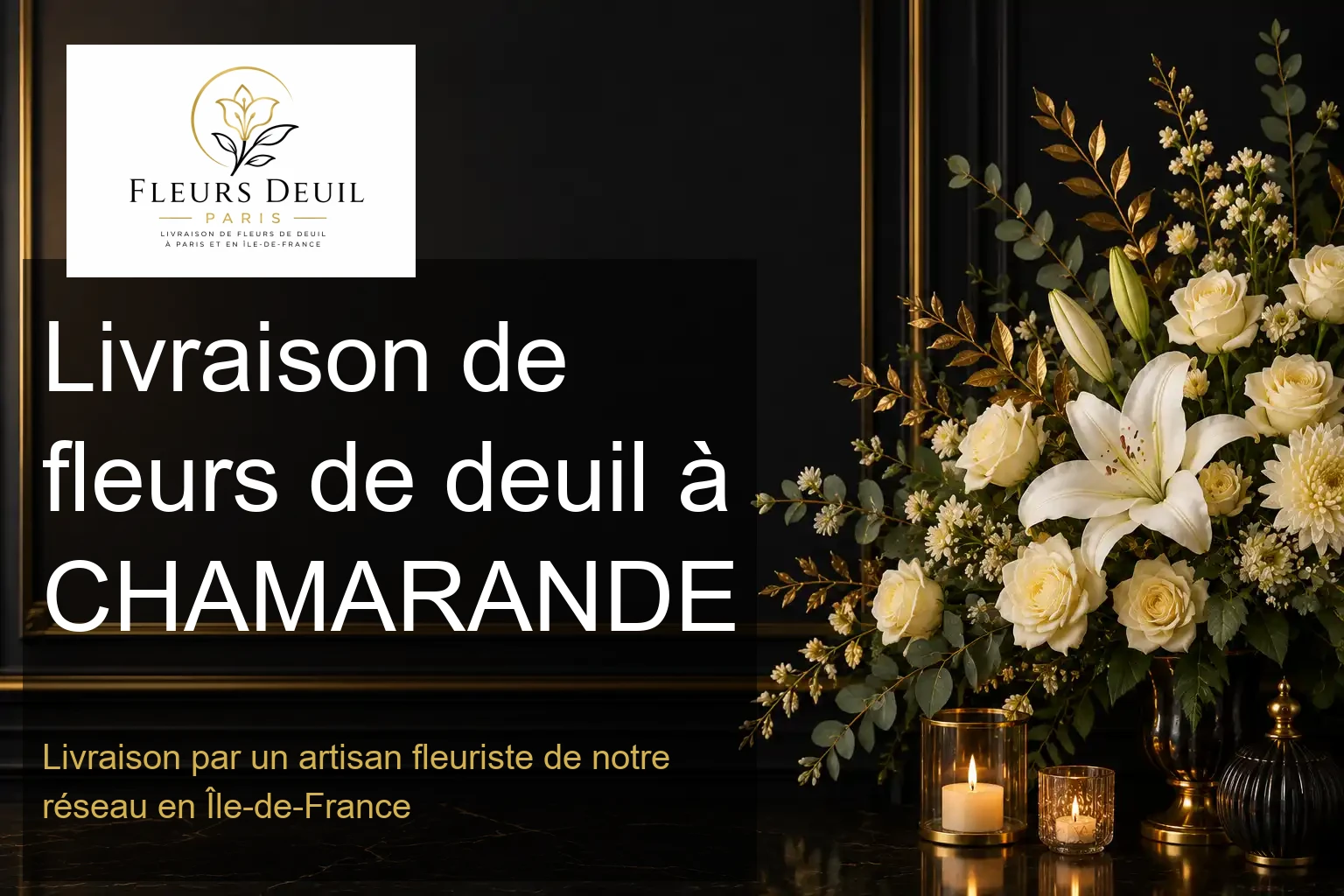 Livraison de fleurs de deuil à CHAMARANDE