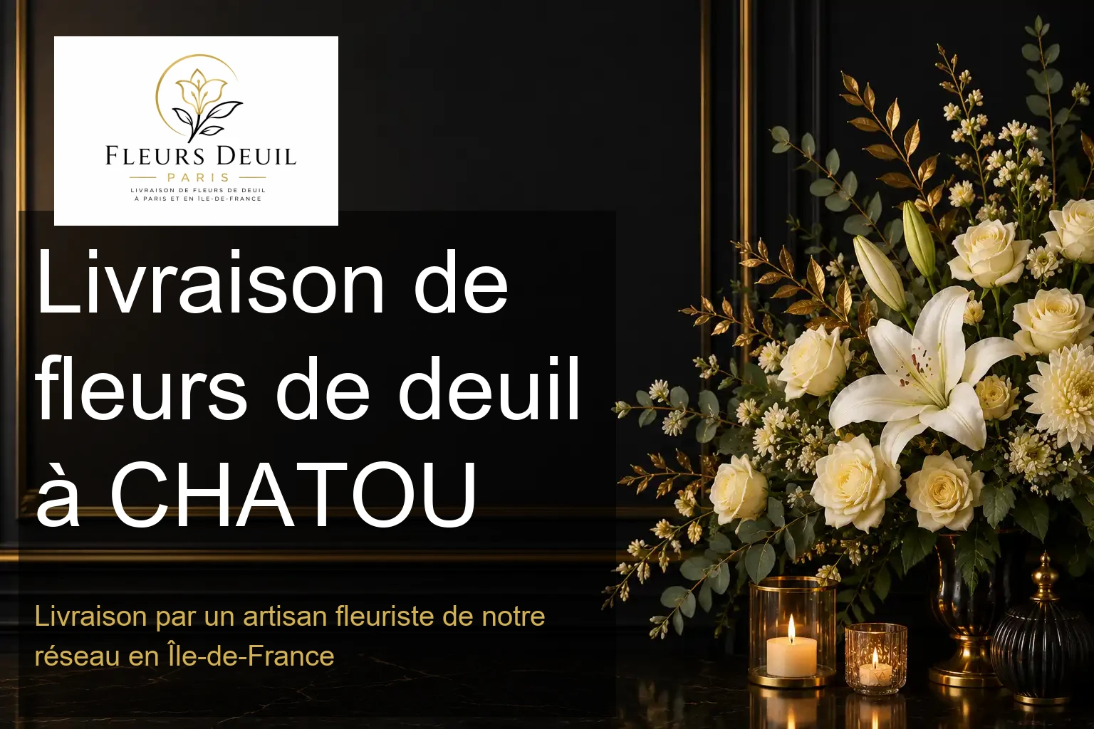 Livraison de fleurs de deuil à CHATOU