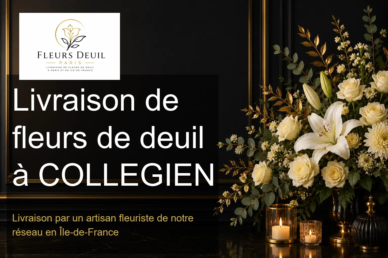Livraison de fleurs de deuil à COLLEGIEN