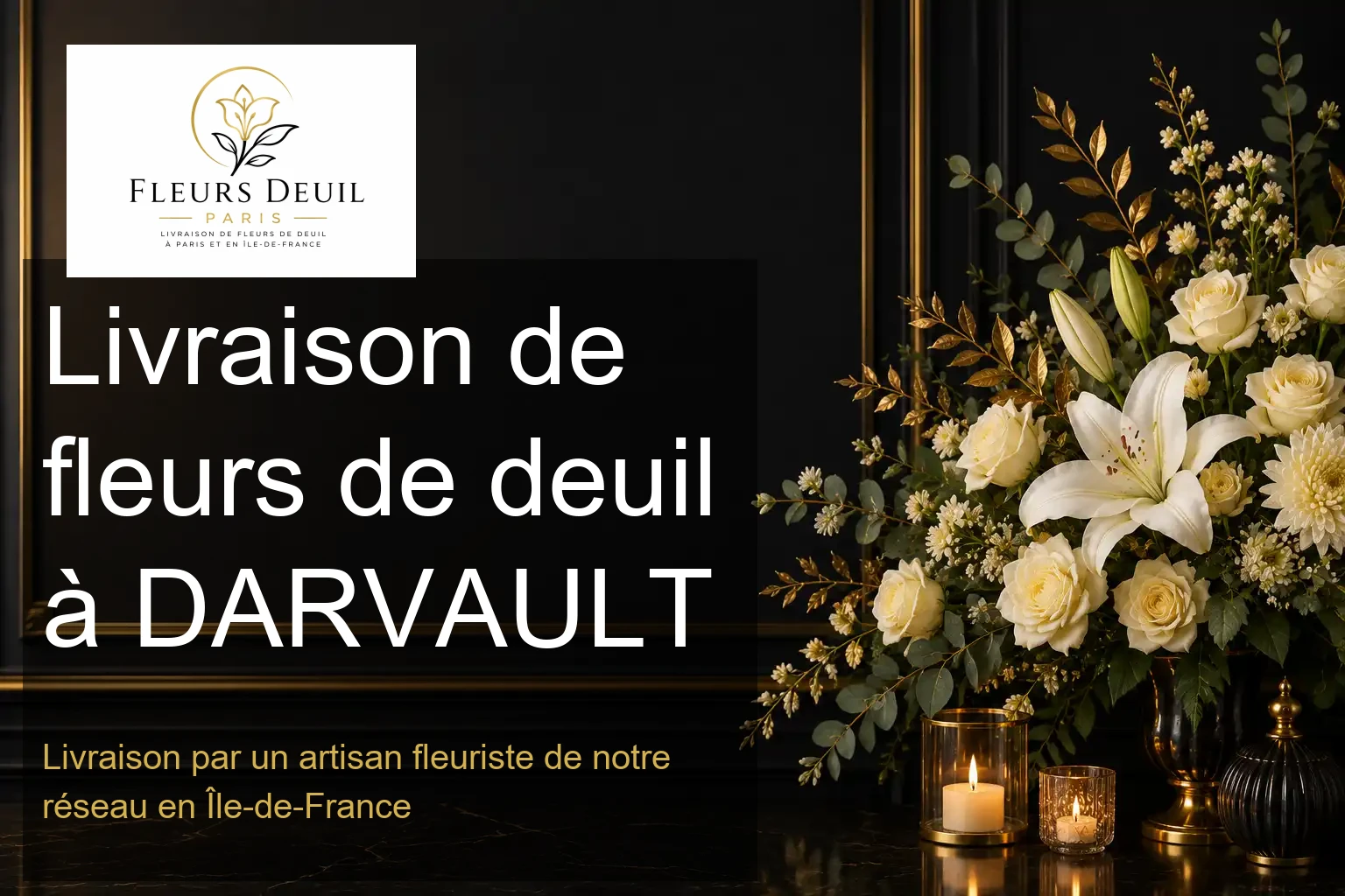 Livraison de fleurs de deuil à DARVAULT