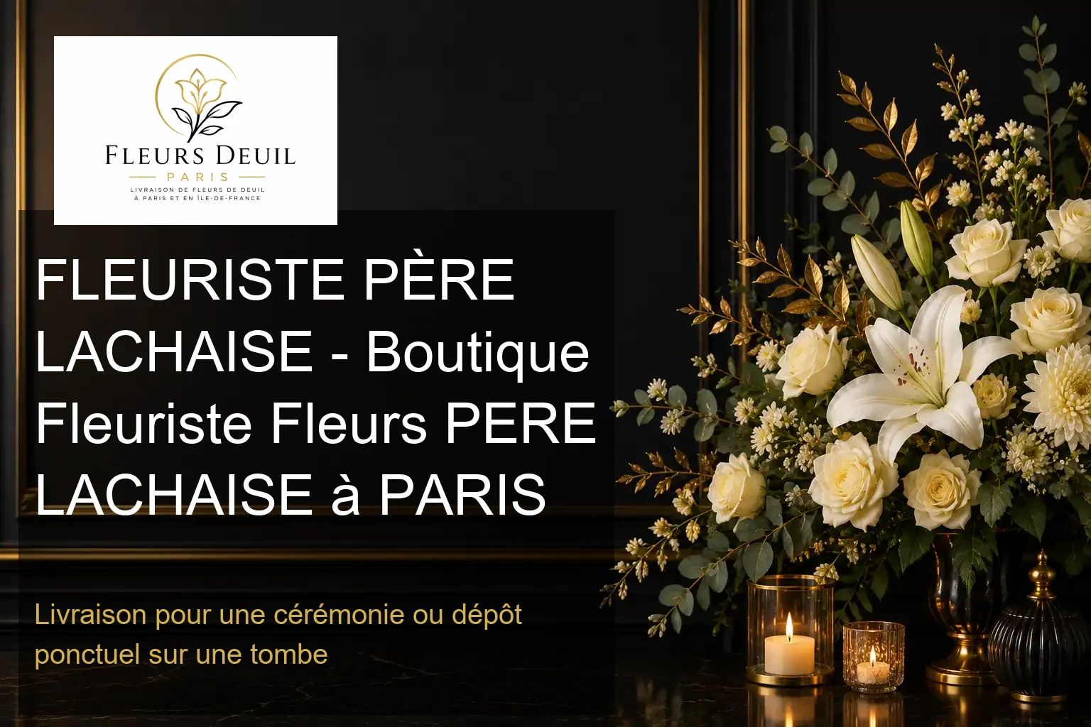 FLEURISTE PÈRE LACHAISE - Boutique Fleuriste Fleurs PERE LACHAISE à PARIS