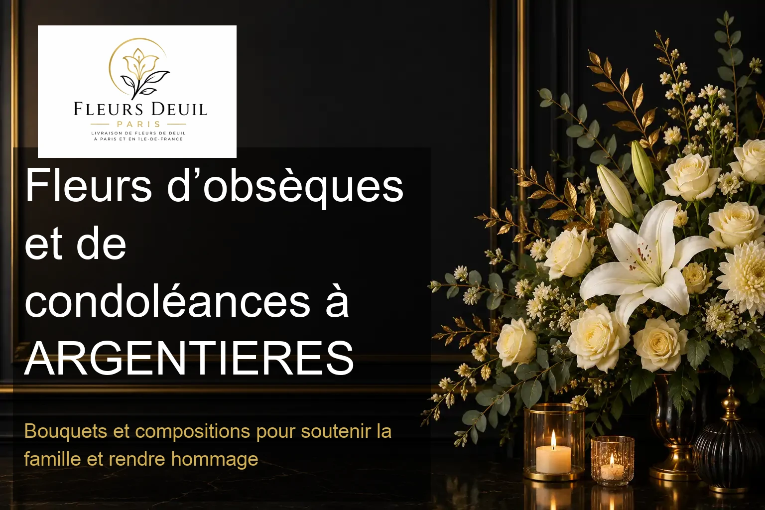 Fleurs d’obsèques et de condoléances à ARGENTIERES