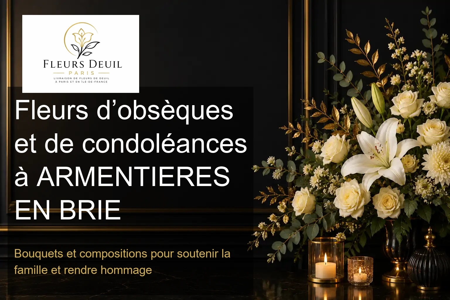 Fleurs d’obsèques et de condoléances à ARMENTIERES EN BRIE