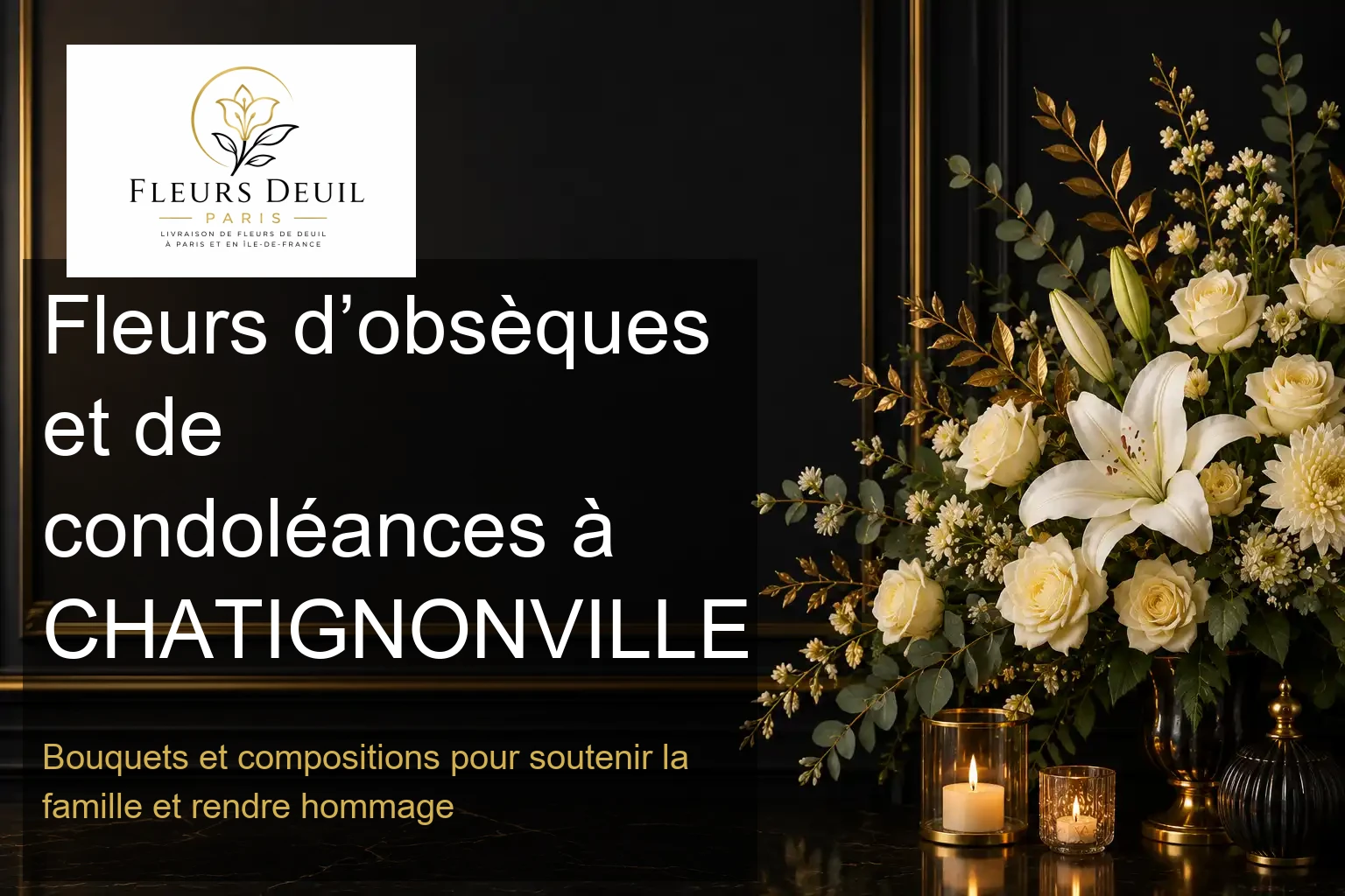 Fleurs d’obsèques et de condoléances à CHATIGNONVILLE