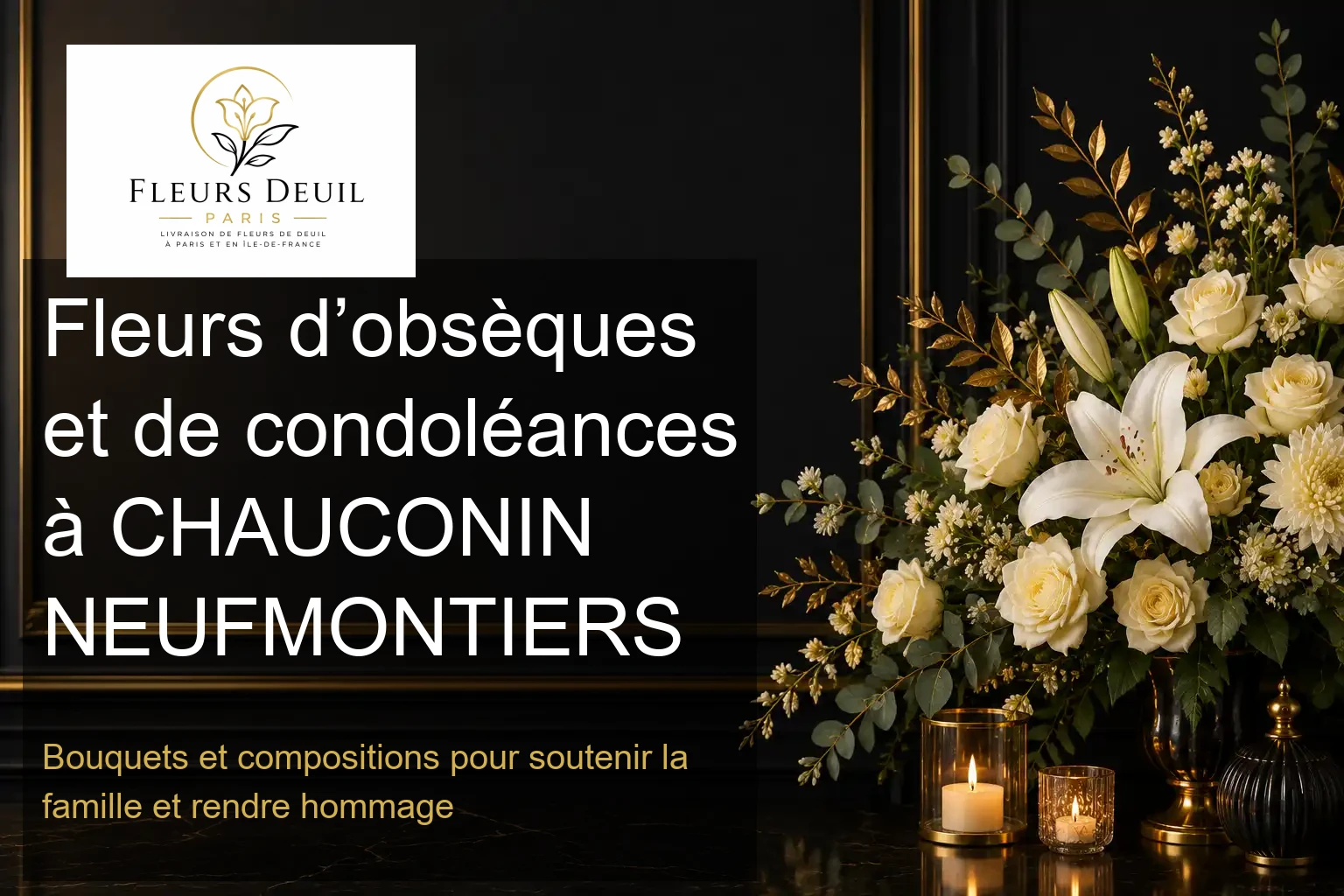 Fleurs d’obsèques et de condoléances à CHAUCONIN NEUFMONTIERS
