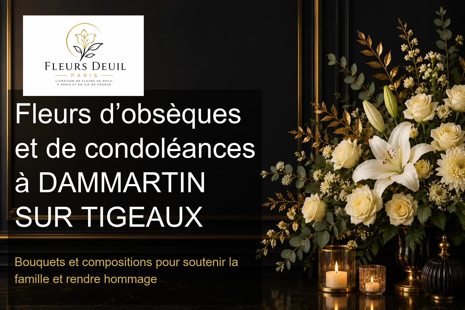 Fleurs d’obsèques et de condoléances à DAMMARTIN SUR TIGEAUX