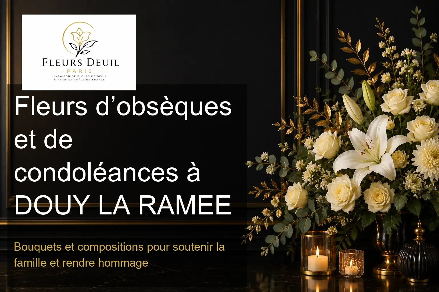 Fleurs d’obsèques et de condoléances à DOUY LA RAMEE