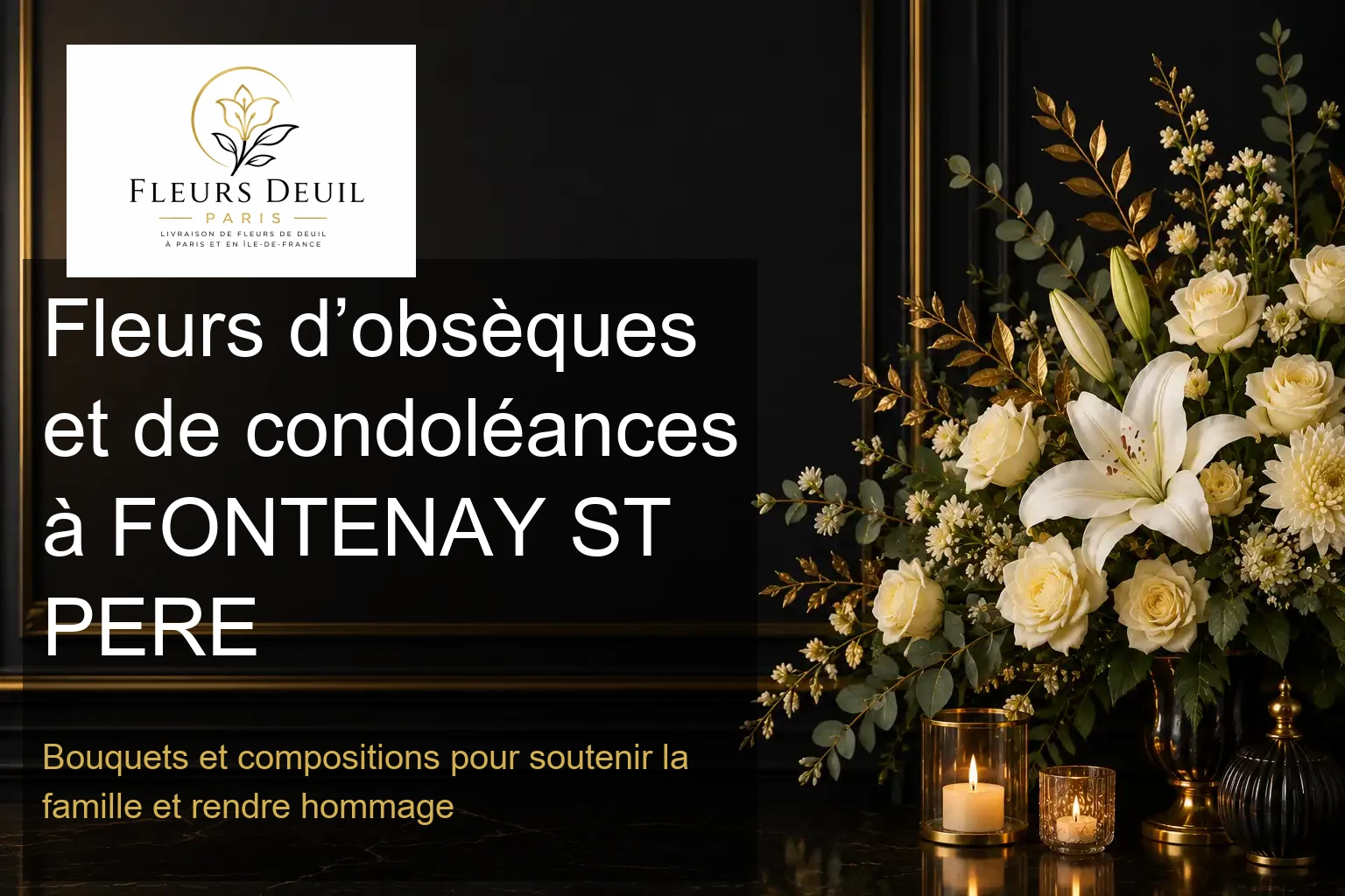 Fleurs d’obsèques et de condoléances à FONTENAY ST PERE