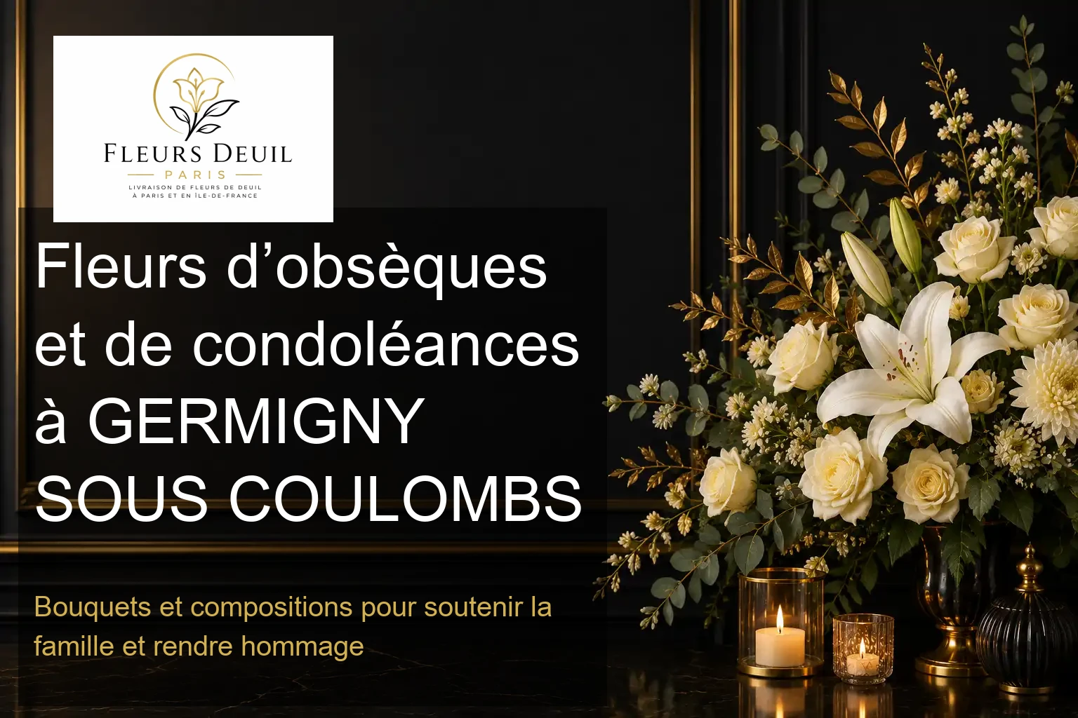 Fleurs d’obsèques et de condoléances à GERMIGNY SOUS COULOMBS