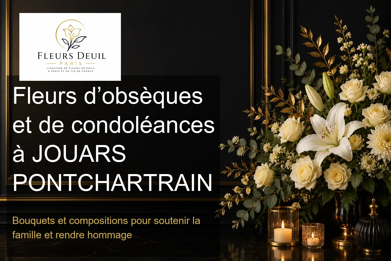 Fleurs d’obsèques et de condoléances à JOUARS PONTCHARTRAIN